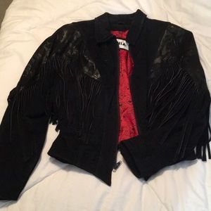 Vintage 80’s suede jacket SzMed